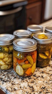 自制罐装腌菜 厨房美味