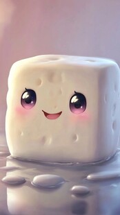 可爱笑脸豆腐块