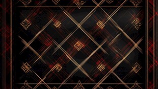 黑金几何花纹背景图案