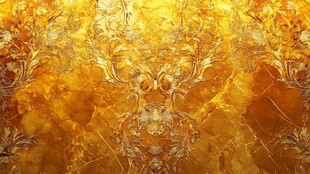 金色奢华花纹装饰背景图