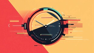 未来感计时表盘设计