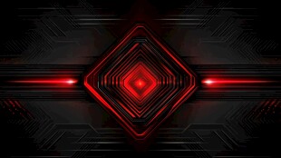 炫酷红黑科技感几何光效