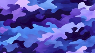 梦幻紫蓝迷彩图案背景