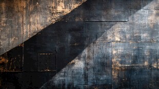 斑驳金属墙面光影纹理