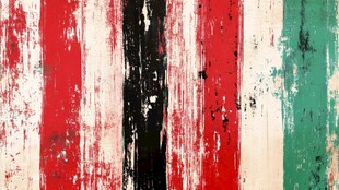 复古斑驳色彩条纹墙面