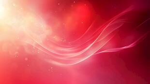 梦幻红色流动光影背景