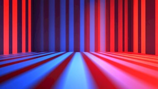 红蓝条纹渐变光影背景