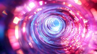 炫彩梦幻光感时空隧道