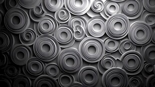 金属圆环纹理背景图案