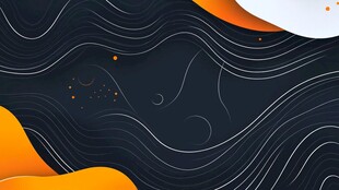 抽象波浪线条背景图案