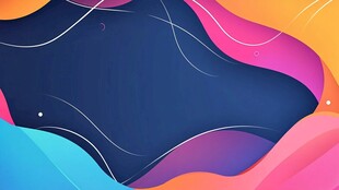 绚丽多彩流体渐变背景图
