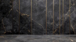 黑金大理石质感背景墙