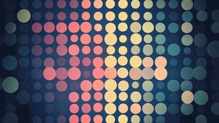 多彩波点抽象背景图案