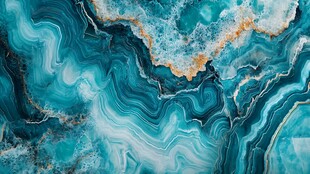 蓝绿色玛瑙纹理精美画面