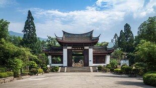 中式门楼 尽显古朴典雅之美