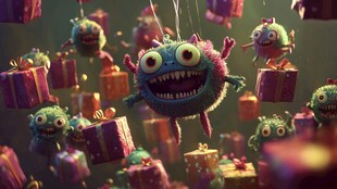 奇幻小怪兽与缤纷礼物