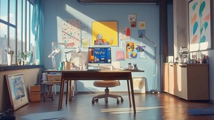 创意工作室一角