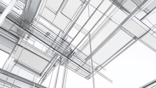 建筑结构线稿图