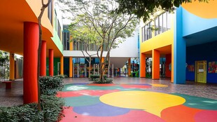 多彩童趣的幼儿园户外空间