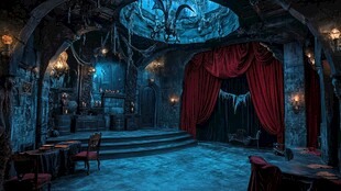 神秘魔幻剧院室内场景