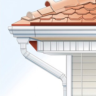 屋顶排水系统细节图示