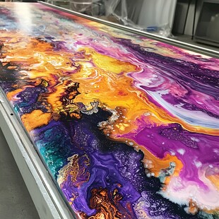 绚丽多彩的流体艺术桌面