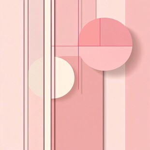 粉色几何抽象艺术背景图