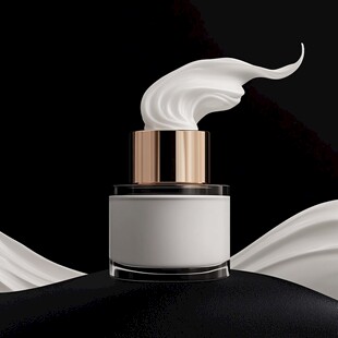 奢华面霜优雅展示