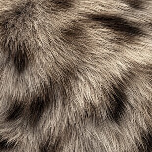 斑驳灰黑动物毛皮纹理