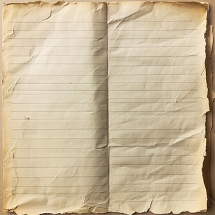 复古褶皱空白笔记本内页
