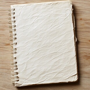 复古质感螺旋装订笔记本