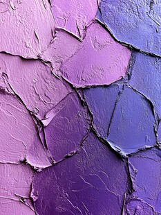 梦幻紫色系颜料纹理特写