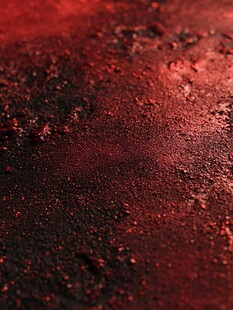 深红质感粉末特写画面