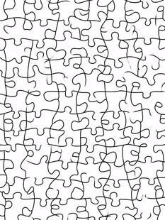 黑白拼图图案背景纹理