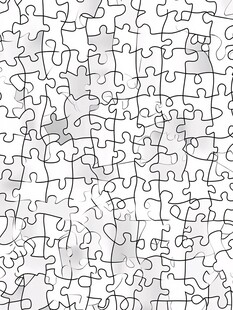 黑白拼图图案背景设计