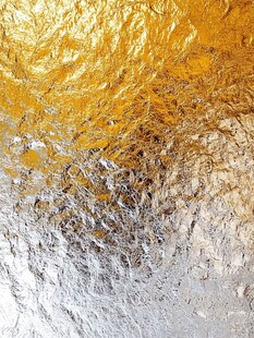 金银渐变纹理金属箔表面