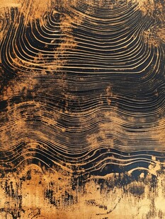 复古波纹抽象艺术纹理