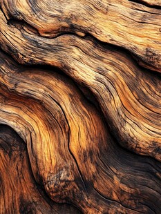 沧桑老木纹 岁月的雕琢