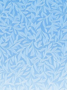 浅蓝色叶片纹理背景图