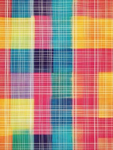 多彩格子图案纹理背景