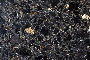 黑色碎石纹理石材表面