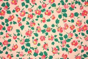 粉色花卉图案背景布料