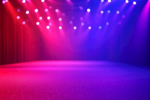 绚丽舞台灯光背景空间