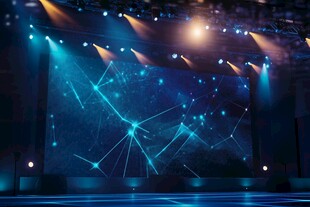 炫酷科技舞台灯光场景