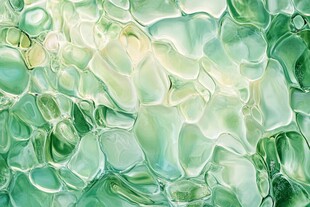 翠绿玻璃质感抽象纹理图案