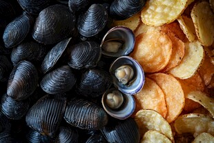 蛤蜊与薯片的美味组合