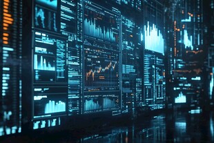 科技感数据展示界面