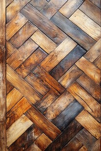 复古人字拼木地板纹理