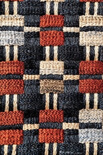 几何图案编织纹理布料