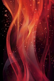 流动火焰背景图